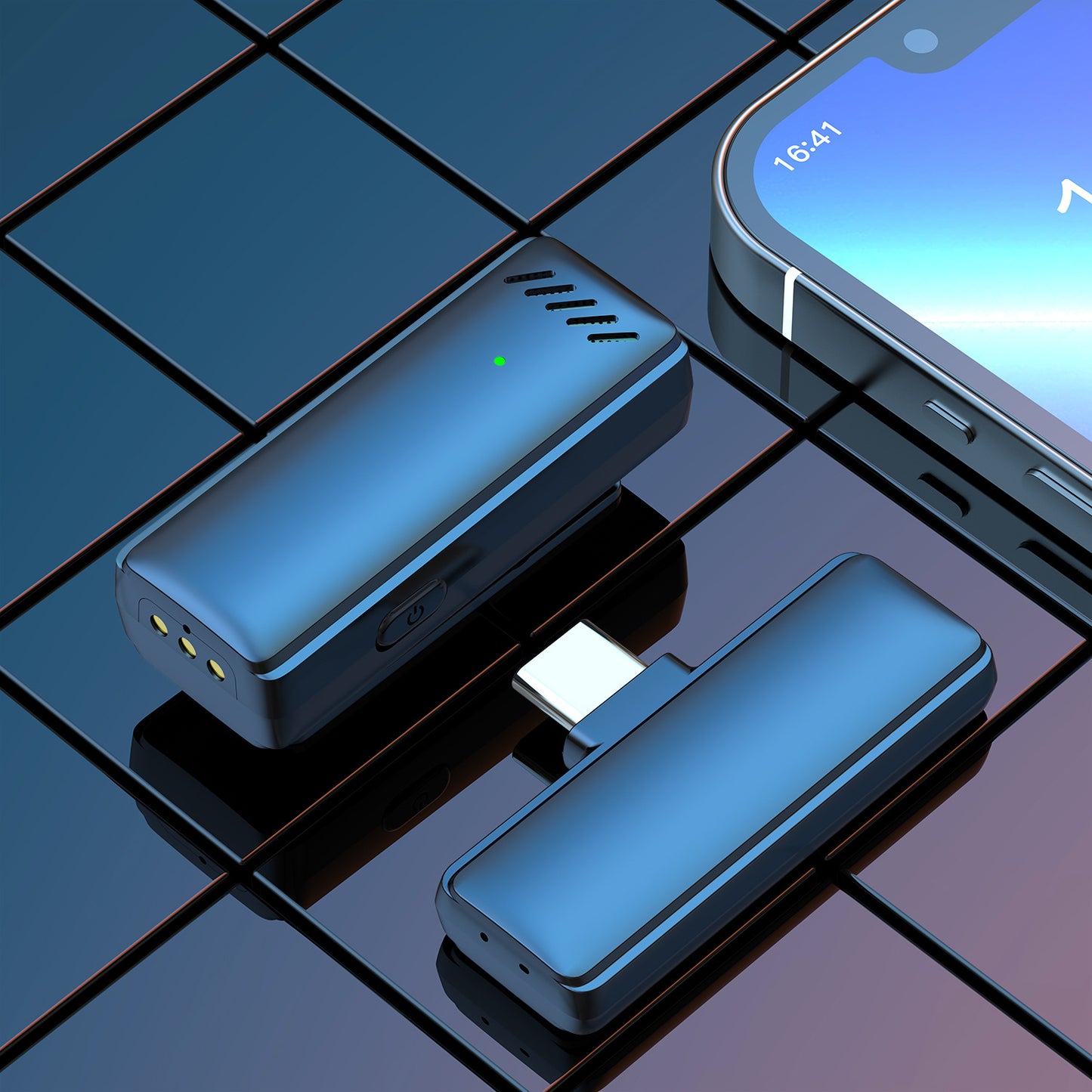 S10 Pro Wireless Lavalier Microphone – AI Noise Reduction