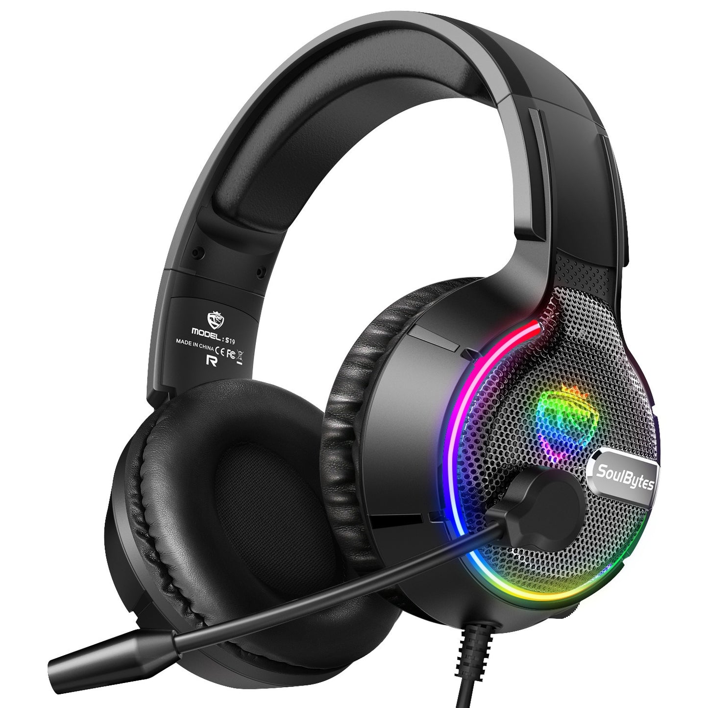 Soulbytes S19 RGB Wired Gaming Headset – Pro Anchor Edition