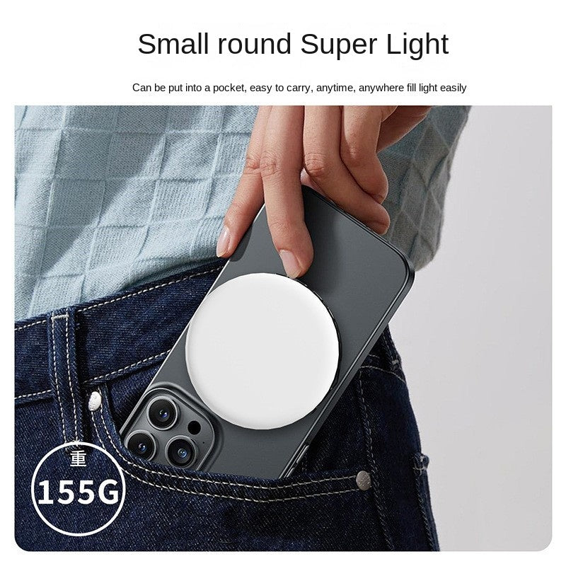 Magnetic LED Phone Fill Light for Selfies & Video