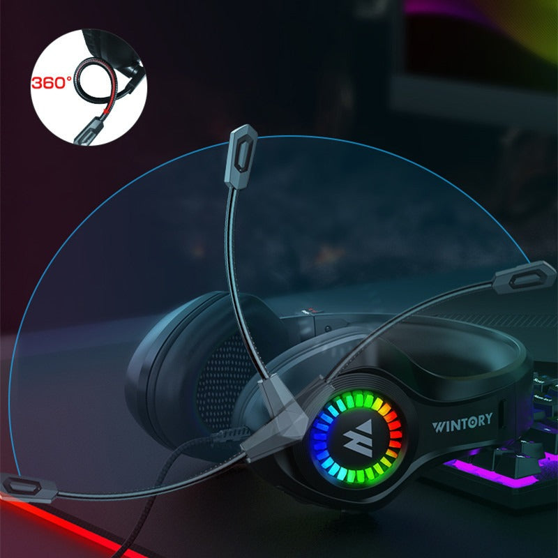 ShadowPulse RGB Wired Gaming Headset – Pro E-Sports Edition