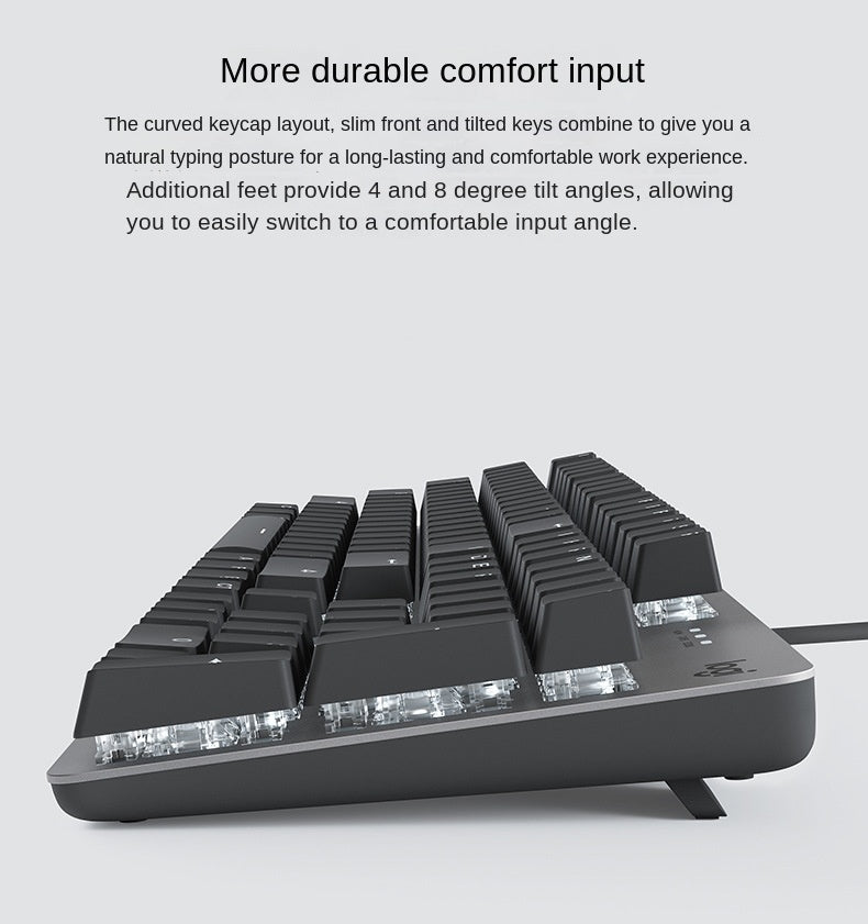 K845 Wired Mechanical Keyboard with Backlight – Blue / Brown / Red Switches