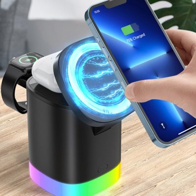 MagCube 3-in-1 Wireless Charger