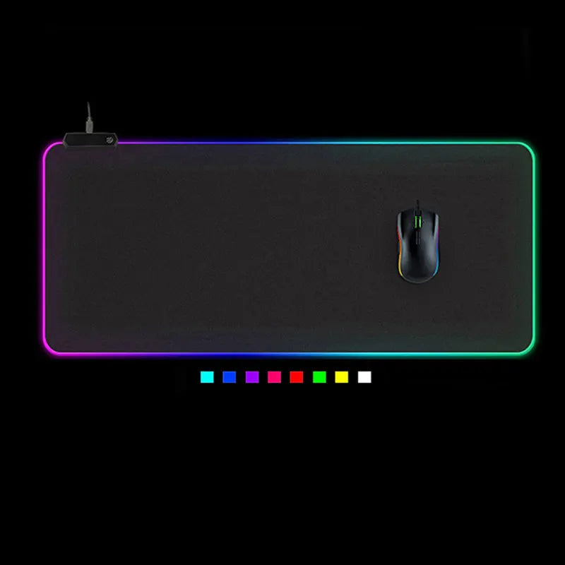 GlowEdge RGB XXL Gaming Mouse Pad – Extended Desk Mat with LED Lighting