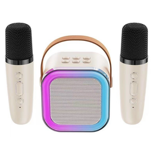 K12 Wireless Karaoke Speaker with Dual Microphones