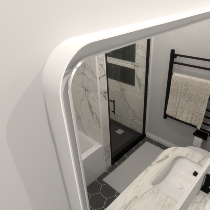 AuraGlow LED Bathroom Vanity Mirror