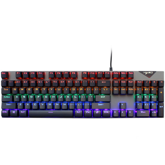 RGB Mechanical Gaming Keyboard – Full Size 104-Key Wired Esports Keyboard (Blue Switch)