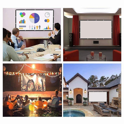 60"-120″ Portable HD Projector Screen (Indoor & Outdoor)