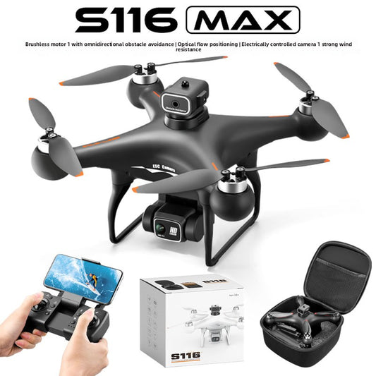 S116 MAX Brushless Camera Drone – Dual Camera, Obstacle Avoidance, Foldable Design