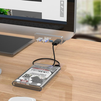 Aluminum Clip-On USB 3.0 Hub – 4-Port High-Speed Charging & Data Hub