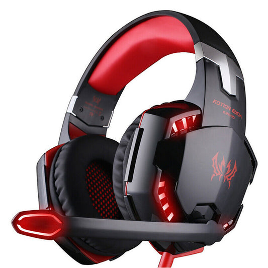 G2000 RGB Wired Gaming Headset – Heavy Bass E-Sports Edition (PS4 & PC)