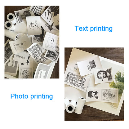 58mm Mini Bluetooth Thermal Printer – Portable Wireless Printer for Photos, Notes & Labels