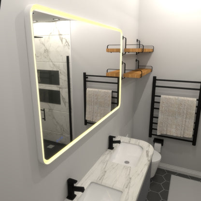 AuraGlow LED Bathroom Vanity Mirror