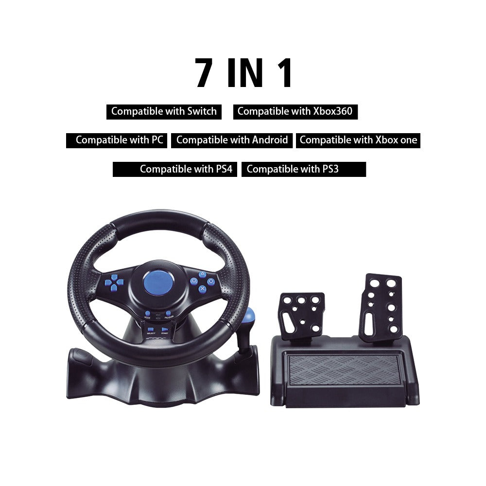 7-in-1 Universal Racing Steering Wheel Controller